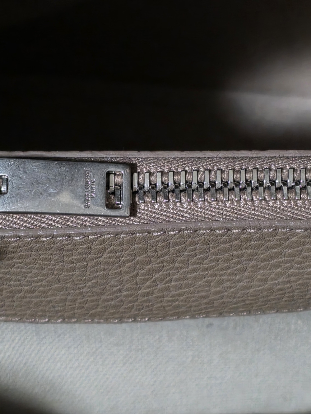 Saint Laurent Taupe Leather Tote Bag - Picture 16 of 16